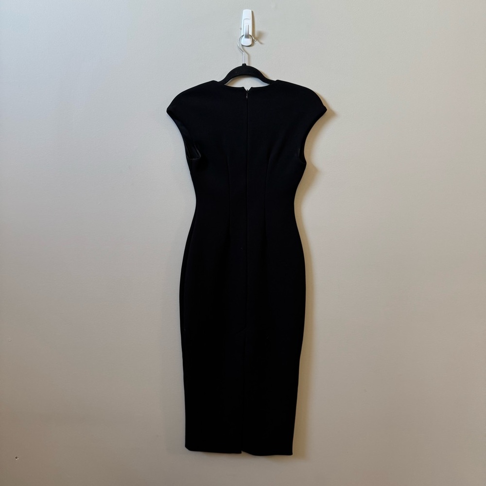 Babaton Aritzia Maxi cap sleeve v-neck Press dress - Black - Picture 4 of 7